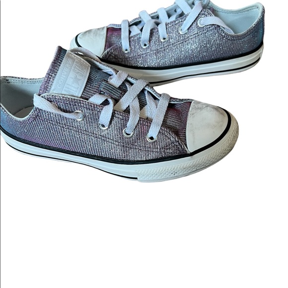 Converse Kids Sneakers - Purple and White - Picture 1 of 5